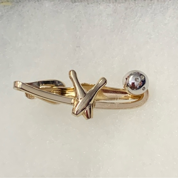 SWANK Other - SWANK Vintage Gold Tone Bowling Tie Clip